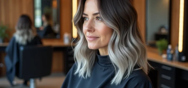 Comment le grey blending sur brune naturelle révolutionne l’apparition des cheveux blancs Comment le grey blending sur brune naturelle révolutionne l’apparition des cheveux blancs